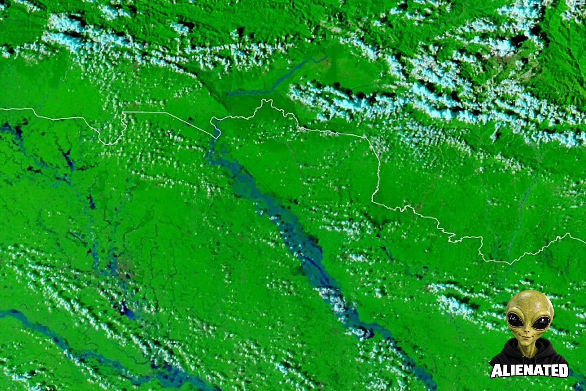 Rains Swamp the Gandak River