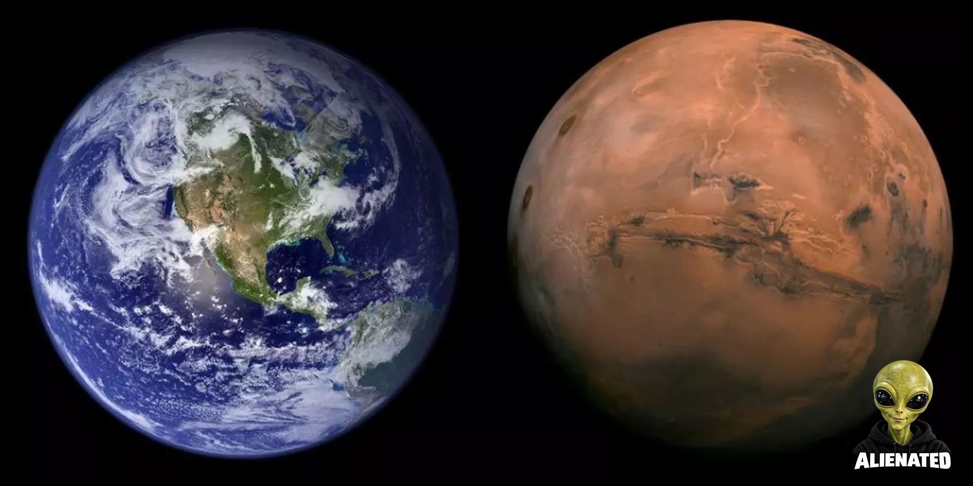 New research indicates that Earth and Mars formed through different processes, a finding that could help in the search for habitable exoplanets. Credits: NASA