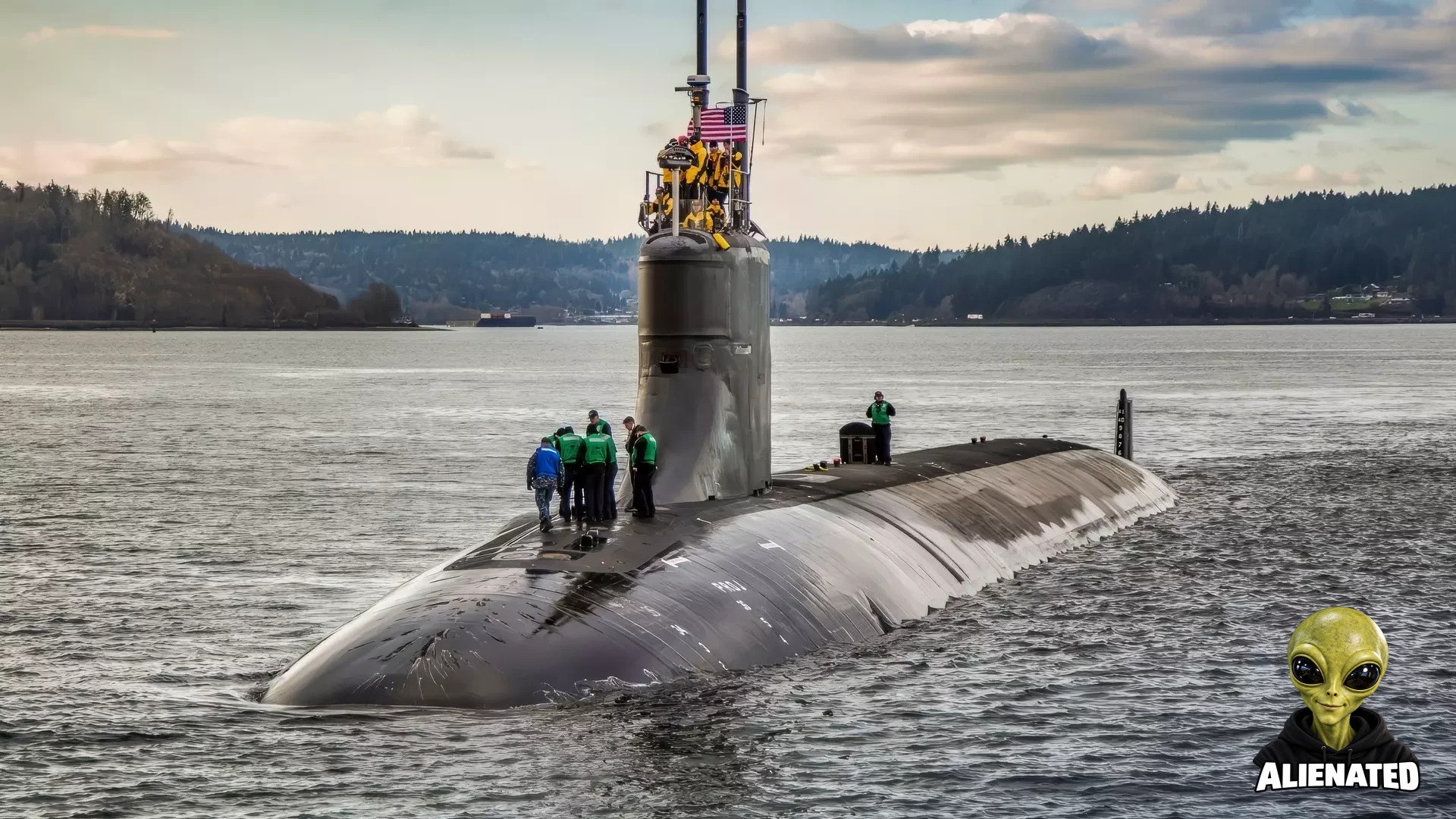9,100-Ton US Navy Nuclear Attack Submarine USS Connecticut SSN-22 Smashed Into a Seamount at High Speed and Has Been Under Repair for 5 Years