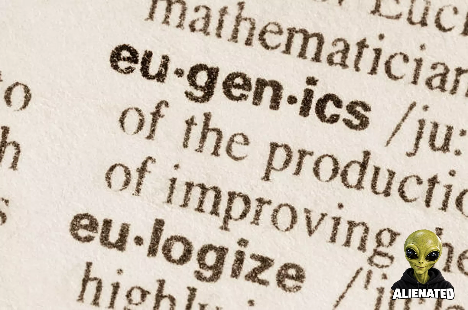 Definition of word eugenics in dictionary