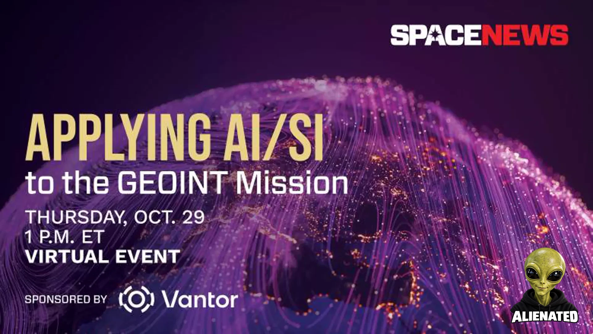 Oct. 29: Applying AI/SI to the GEOINT Mission