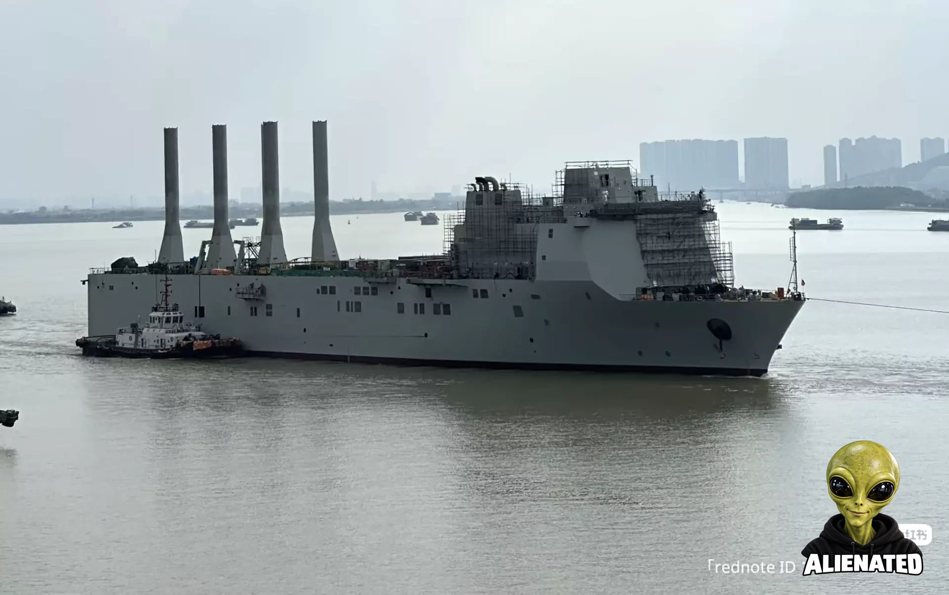 Second Possible Chinese UUV Mothership Appears In Guangzhou