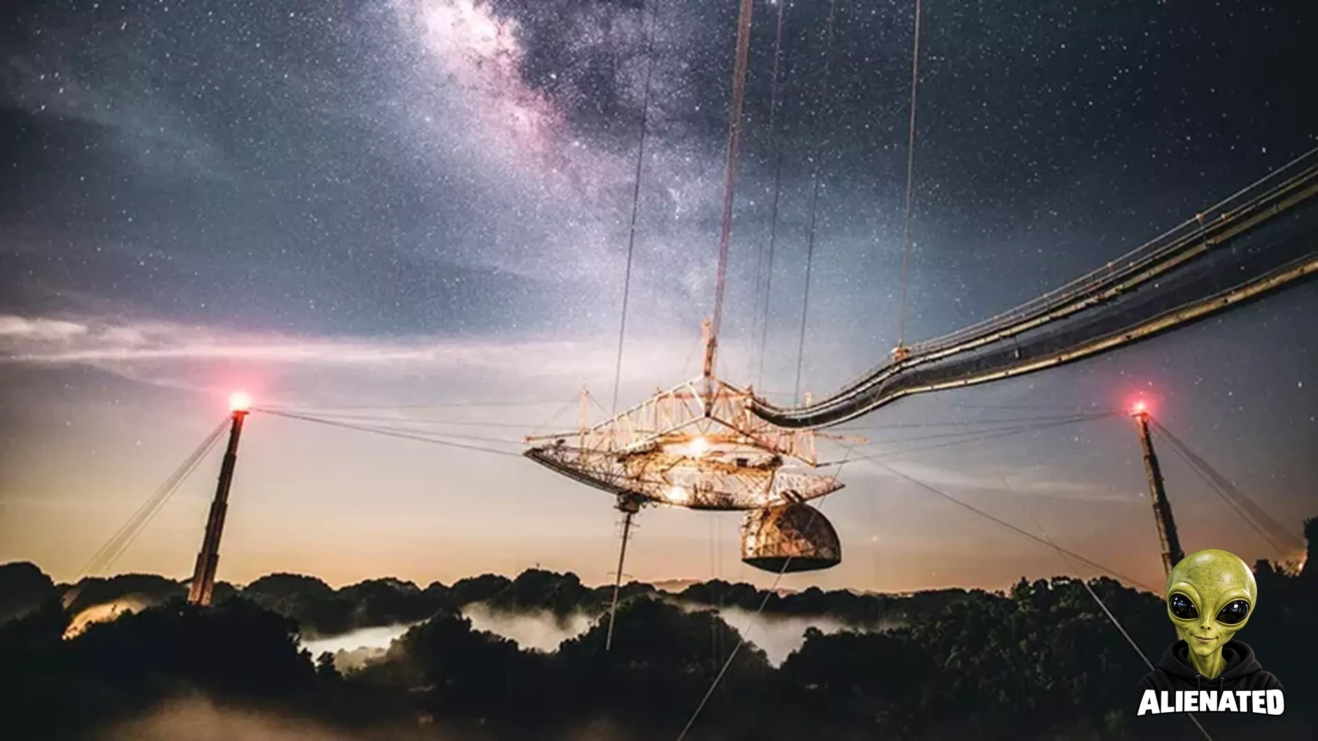 The legacy of Arecibo's nearly 60 years of radio astronomy is strong even after its loss in a tragic 2020 collapse. Among its major accomplishments was hosting the first attempt at Messaging Extraterrestrial Intelligence (METI). Credit: University of Central Florida