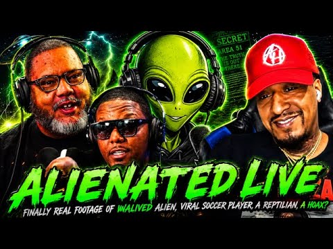 FINALLY real footage of unalived alien, Viral soccer player a reptilian a hoax? | ALIENATED LIVE